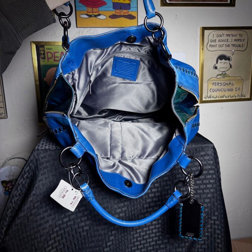 *NWT* 2010 Coach Devin XL Expandable Leather Hobo Bag (#15995) - Picture 5 of 8